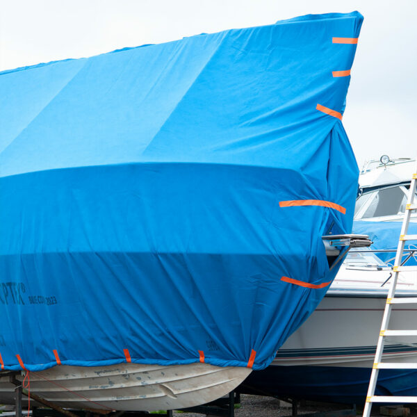 Båtpresenning Blue Cover motorbåt PolyRopes