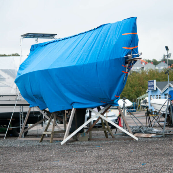 Båtpresenning Blue Cover segelbåt PolyRopes