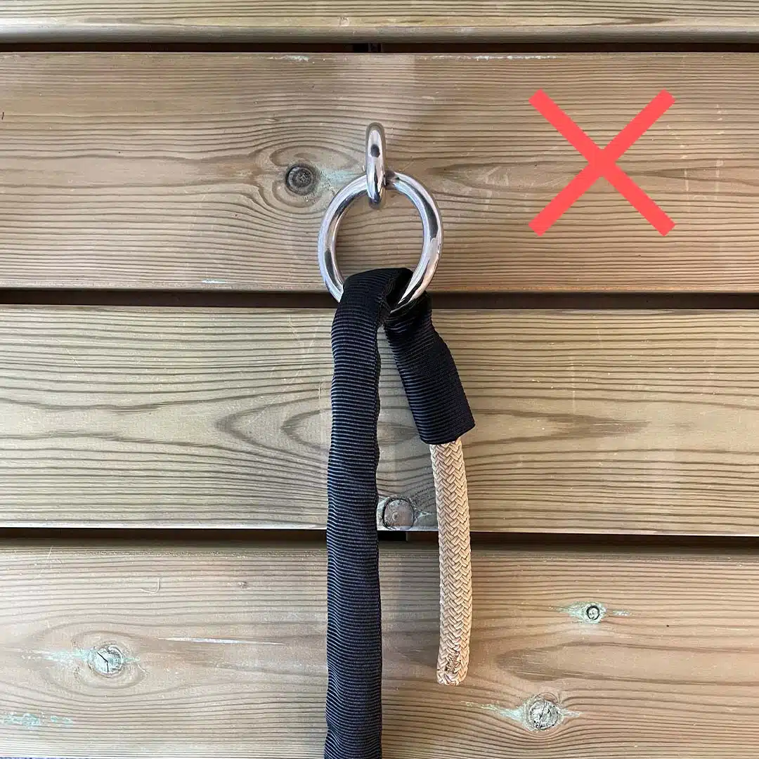 Don't Inkorrekt förtöjning