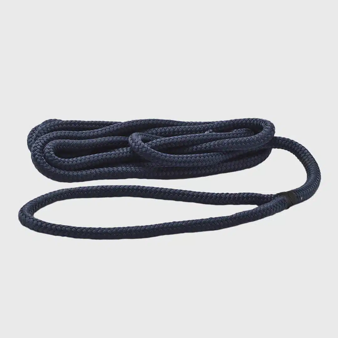 Flexline grå bg Förtöjningslina Flexline marinblå