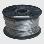 Galvad vajer på spole 6mm 125m