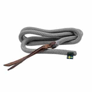 Lead rope grey in pre-cut length
