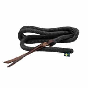 Lead rope black in pre-cut length