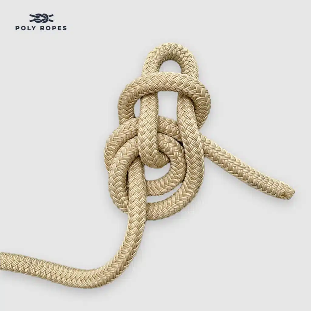 Knop - Double dragon loop steg 5 Knop - Double dragon loop steg 5