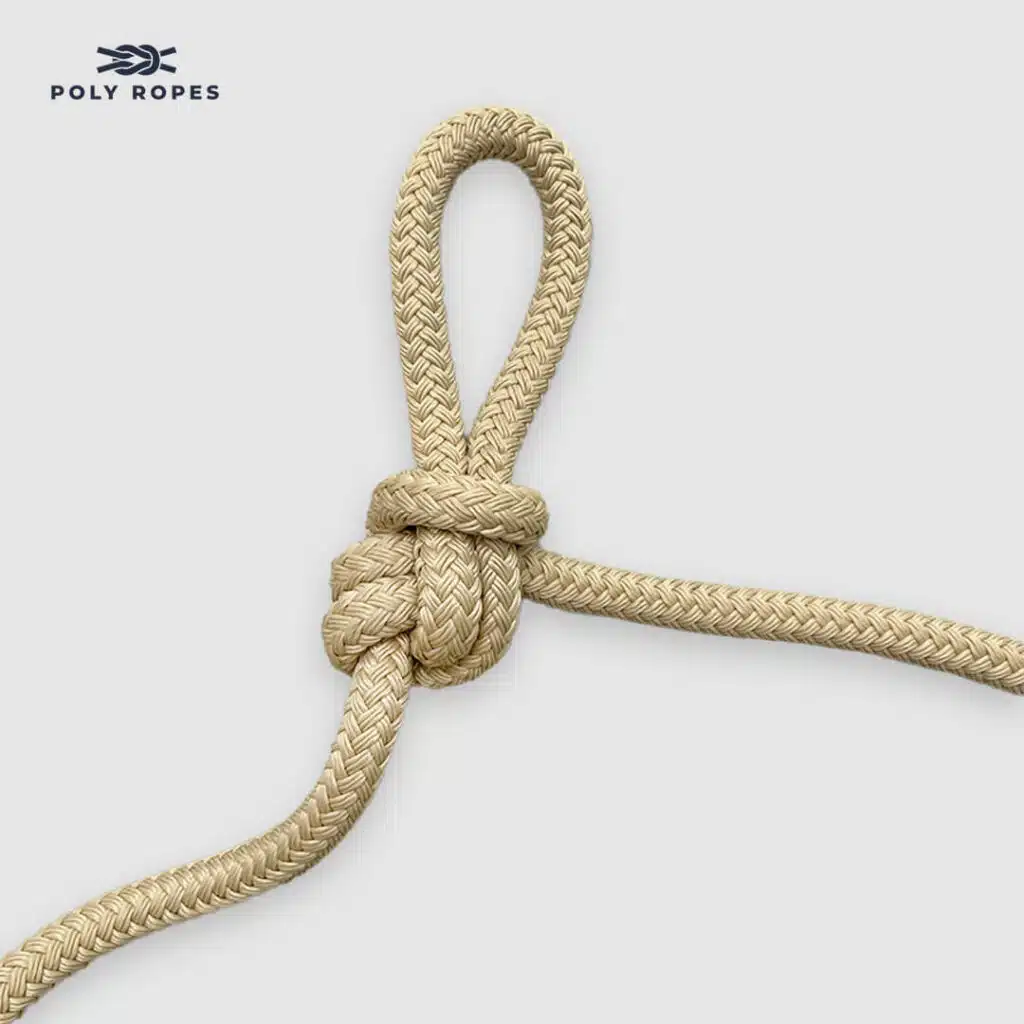 Knop - Double dragon loop steg 6 Knop - Double dragon loop steg 6