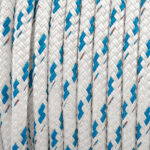 Poly braid 16 vit blå närbild PolyRopes
