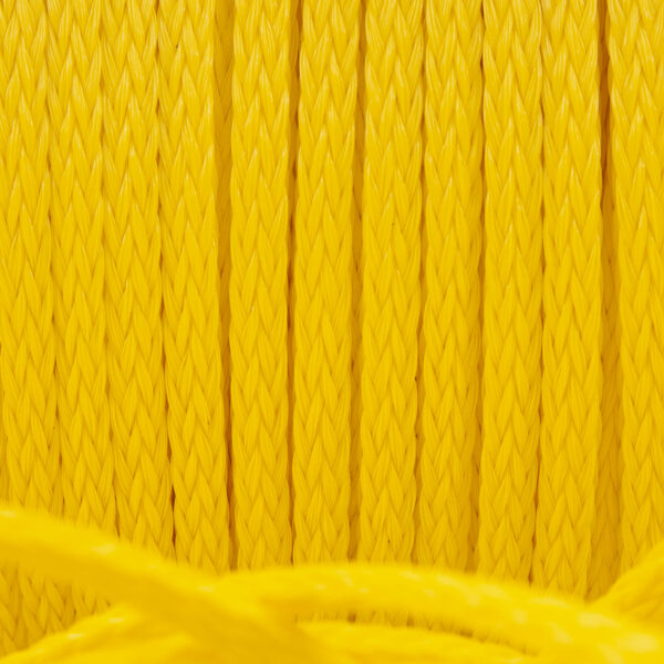 Polyetenlina specialflätad gul näbild PolyRopes