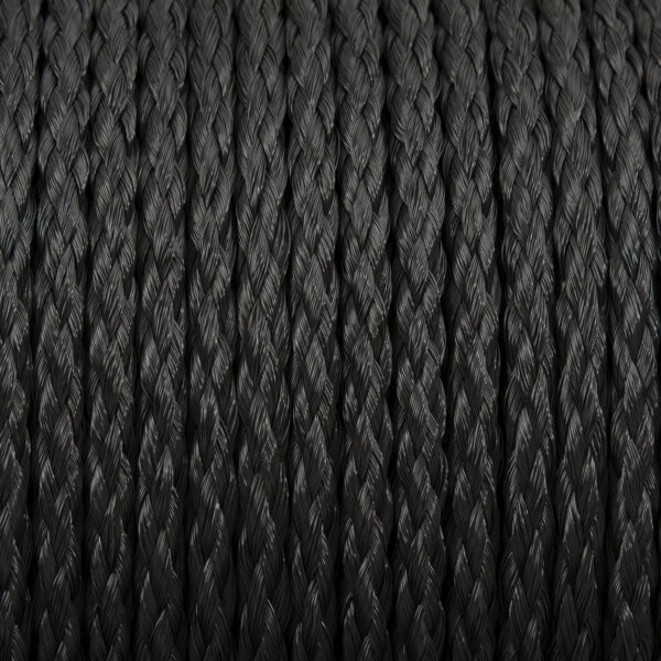 Polyetenlina specialflätad svart näbild PolyRopes