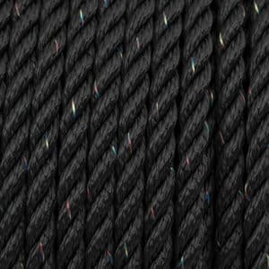 Polysoft svart närbild PolyRopes