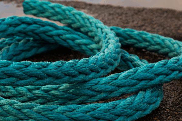 Rep, 12-flätad, 100% återvunnet, 110 m, tross, grön, VINND variantbild