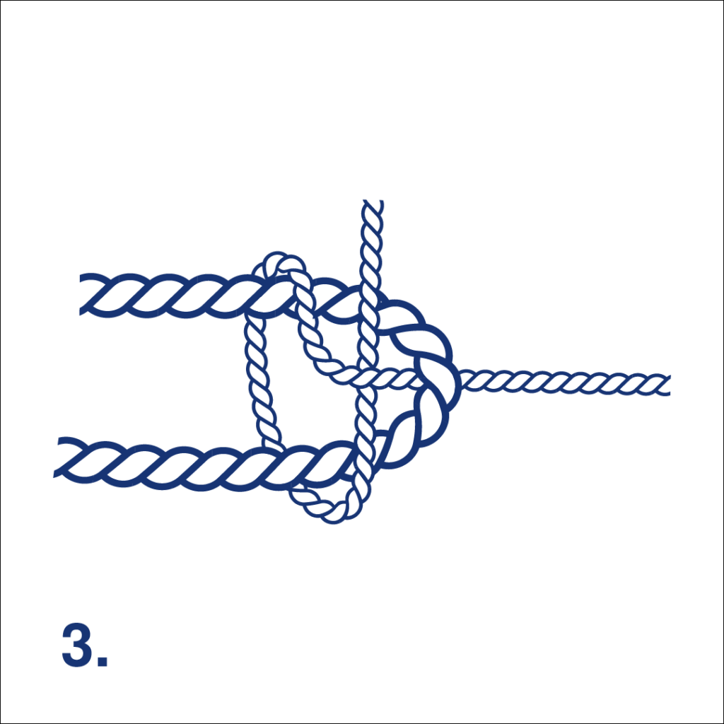 Knot Sheet Bend Step 3