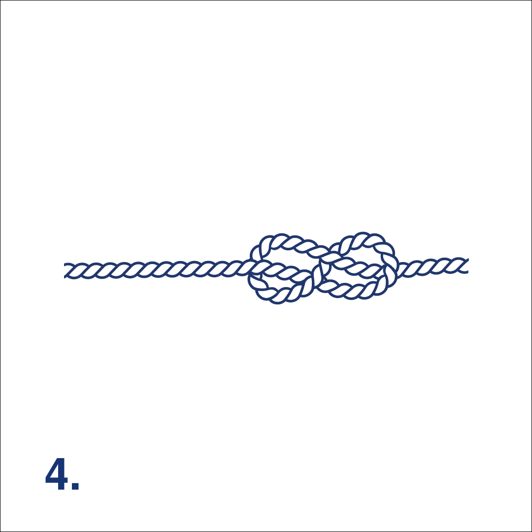 Knot Figure-eight Knot Step 4