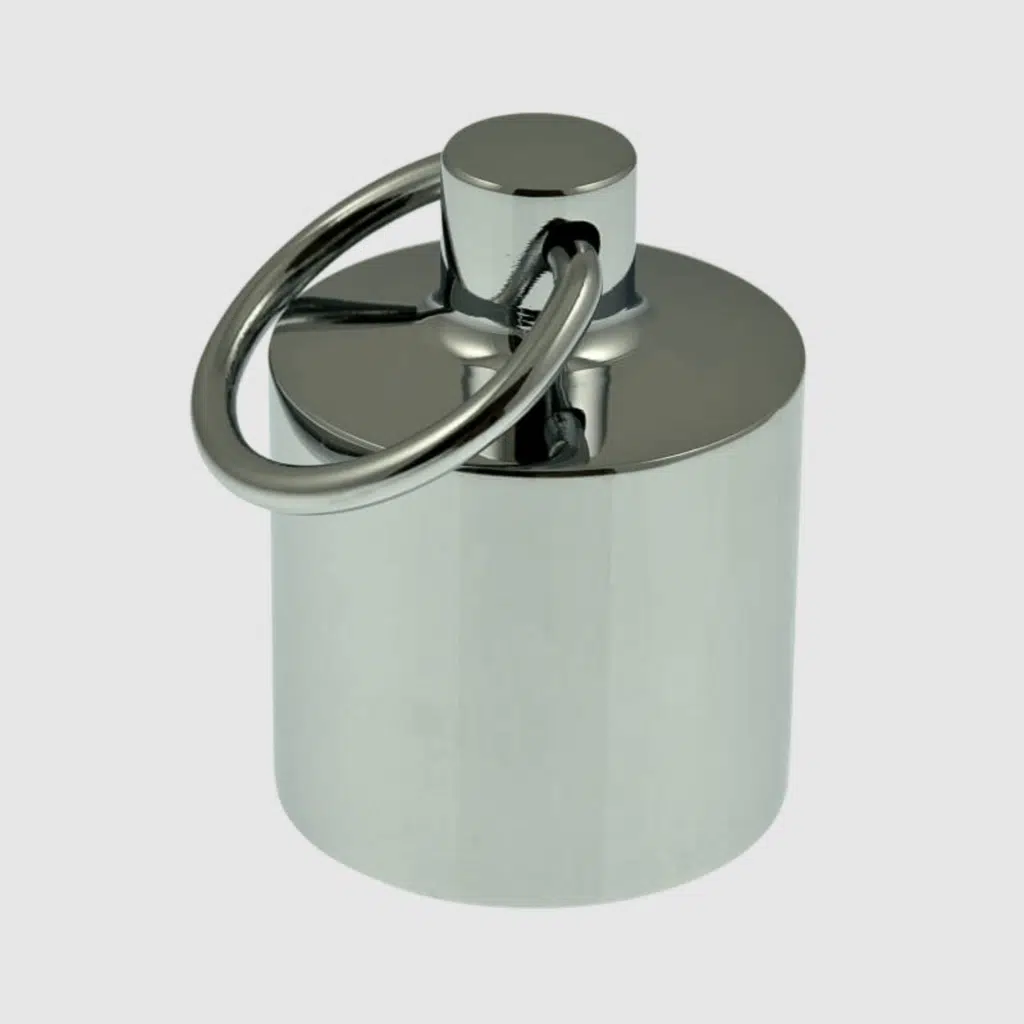 end fitting with ring in polished chrome end fitting with ring in polished chrome