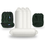 Docking bundle green lines and white fenders