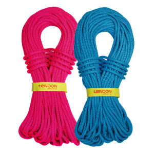 Tendon climbing rope MASTER 9.0 TeFIX pink and turquise
