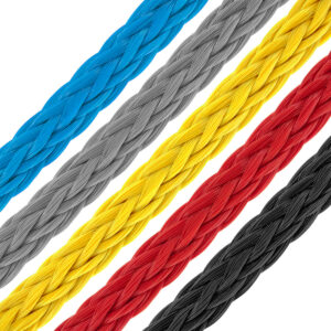 Rope made of specially braided polyethylene