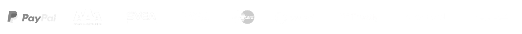 loggor betalning fraktalternativ footer