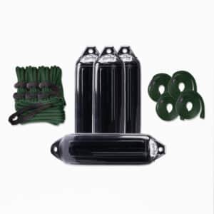 poly-ropes-Festmacherpaket-dunkelgrün