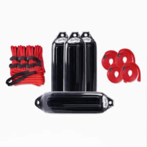 poly-ropes-Festmacherpaket-rot