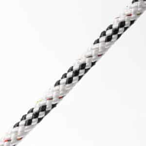 Poly-Ropes-Schotleine-Proline-Laufmeter-weiß-schwarz